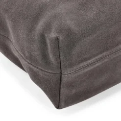 Abro Hobo Bag Signature aus Veloursleder grau Crossbody Bag