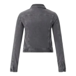 Adriano Goldschmied Jeansjacke mit Hemdkragen schwarz Jeansjacke