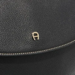 AIGNER Miranda Black Satchel