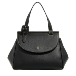 AIGNER Miranda Black Satchel