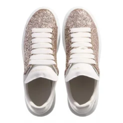 Alexander McQueen Oversize Sneaker Glitter Allover 2228 calico/white Low-Top-Sneaker