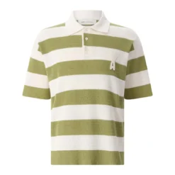 AMI Paris Poloshirt mit Logo grün Poloshirt