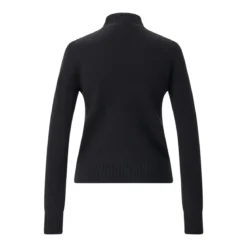 AMI Paris Pullover aus Kaschmir-Woll-Mix schwarz Rollkragenpullover