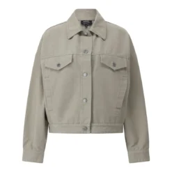 A.P.C. Blouson im Denim-Style Graugrün Blouson