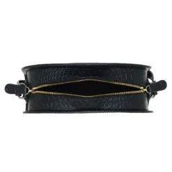 A.P.C. Sac Demi-Lune Lzz Black Crossbody Bag