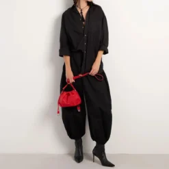 A.P.C. Sac Ninon Mini Gaa Red Crossbody Bag