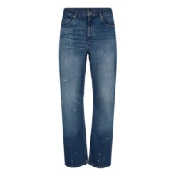 A.P.C. Straight Fit Jeans im Vintage-Look Blau Straight Leg Jeans