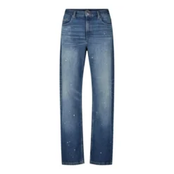 A.P.C. Straight Fit Jeans im Vintage-Look Blau Straight Leg Jeans
