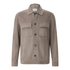 Arma Jacke aus Lammleder grau Übergangsjacke