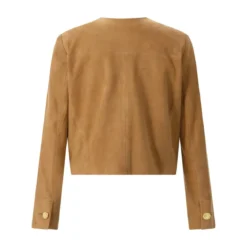Arma Jacke Lorenne aus Veloursleder braun Lederjacke