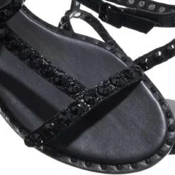 Ash Playbis05 Black Römersandalen