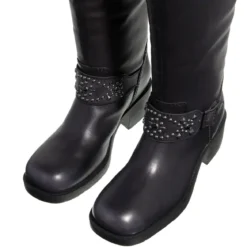 Ash Tribal Black Stiefel