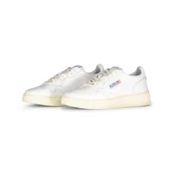 Autry International Sneaker Medalist aus Leder Weiß Low-Top-Sneaker