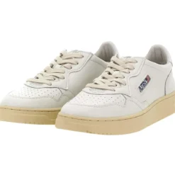 Autry International Sneaker Medalist aus Leder Weiß Low-Top-Sneaker