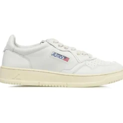 Autry International Sneaker Medalist aus Leder Weiß Low-Top-Sneaker