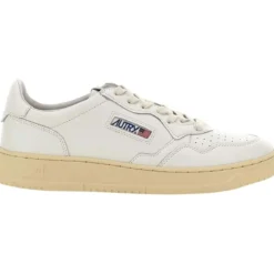 Autry International Sneaker Medalist aus Leder Weiß Low-Top-Sneaker