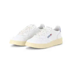 Autry International Sneaker Medalist aus Leder 22 wht/black Schnürschuhe