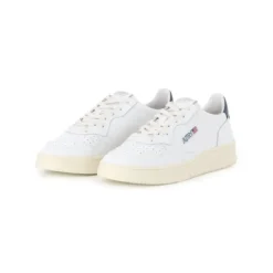 Autry International Sneaker Medalist aus Leder 22 wht/black Schnürschuhe