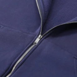 Autry International Sweatshirtjacke aus Baumwolle blau Übergangsjacke