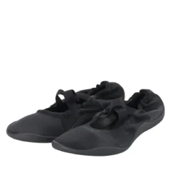 Balenciaga Ballerinas Shibuya mit Logo schwarz Schnürschuhe