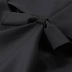 Balenciaga Midikleid mit Wolle & Seide schwarz Midikleid