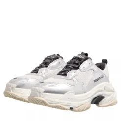 Balenciaga Triple S Metallic 8191 black/white/silver Low-Top-Sneaker