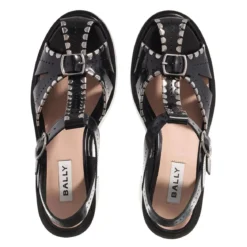 Bally Pasely 85-Studs Black Sandalen