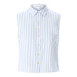 Bella Dahl Gestreifte Bluse blau Bluse