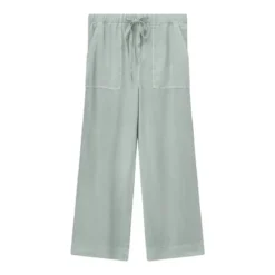 Bella Dahl Weite Stoffhose grün Stoffhose