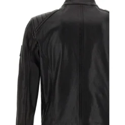 Belstaff Jackets Black Schwarz Lederjacke