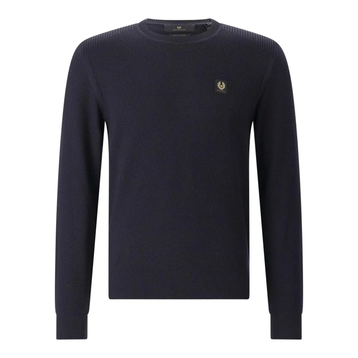 Belstaff Pullover aus Seide und Baumwolle grün Longsleeve