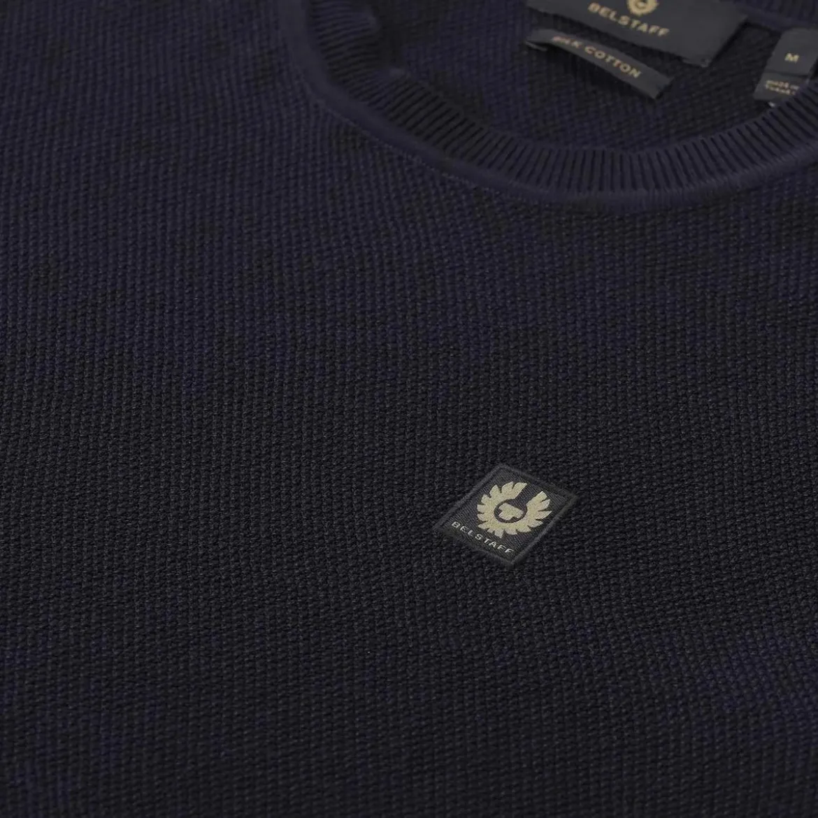 Belstaff Pullover aus Seide und Baumwolle grün Longsleeve