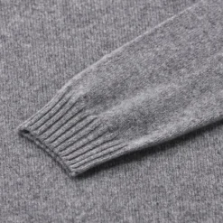 Boglioli Pullover aus Wolle & Kaschmir grau Pullover