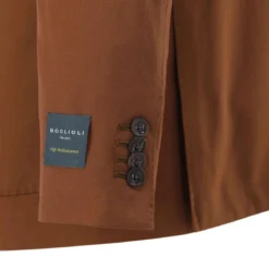 Boglioli Sakko aus Schurwolle braun Anzugjacke