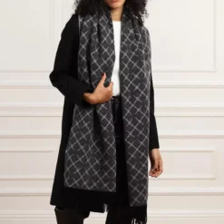 By Malene Birger Ortega Light Grey Melange Wollschal