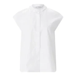 CALIBAN Bluse aus Baumwollmix weiß Bluse