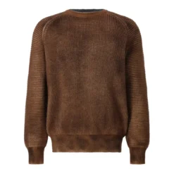CALIBAN Pullover aus Wolle & Kaschmir braun Pullover