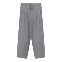 Cambio Wide-Leg Hose Addison grau Stoffhose