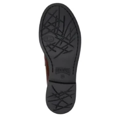Camper Bei Dean, einem zeitlosen Unisex-Stil, trifft Trad burgund Bootsschuhe