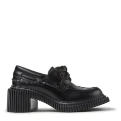 Camper Der Pix London, Ihr leichter Wohlfühl-Absatzschuh, schwarz Bootsschuhe