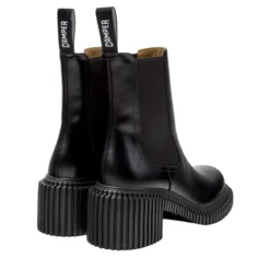 Camper Der Pix London, Ihr leichter Wohlfühl-Absatzschuh, schwarz Stiefel