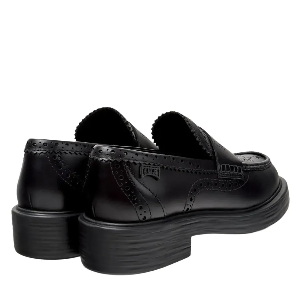 Camper Mokassins Dean Twins schwarz Bootsschuhe
