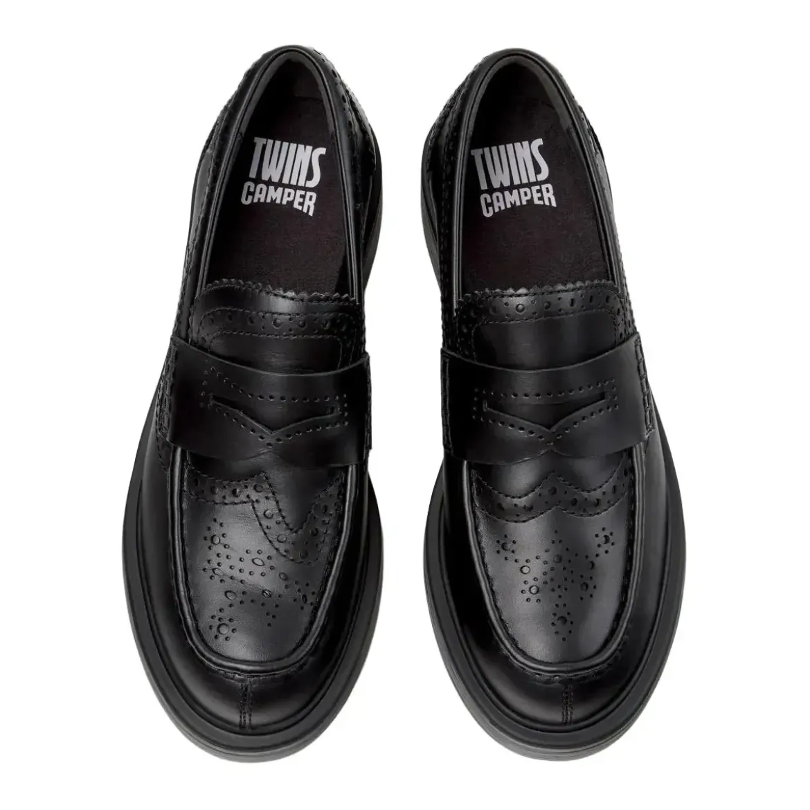 Camper Mokassins Dean Twins schwarz Bootsschuhe