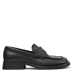 Camper Mokassins Donna Twins schwarz Bootsschuhe