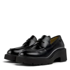 Camper Mokassins Milah schwarz Schnürschuhe