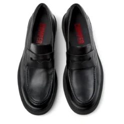Camper Mokassins Norman schwarz Schnürschuhe
