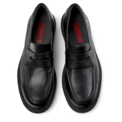 Camper Mokassins Norman schwarz Schnürschuhe
