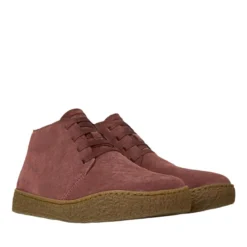 Camper Stiefeletten Peu Terreno burgundy Schnürstiefel
