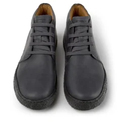 Camper - Zeitgenössisches Schuhwerk- Zertifikat der Leat mittel-grau Schnürstiefel