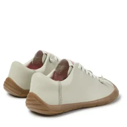 Camper - Zertifikat der Leather Working Group- Schuhmach hellbeige Low-Top-Sneaker